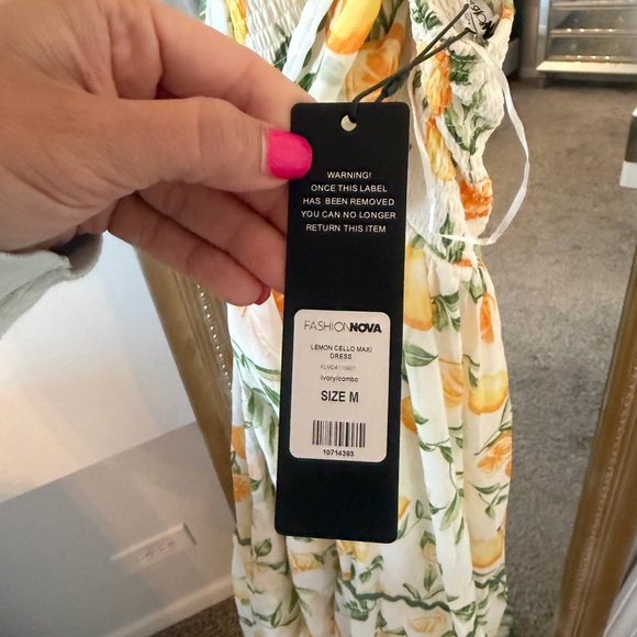 Fashion Nova Lemon Cello Maxi Dress - Picture 6 of 6